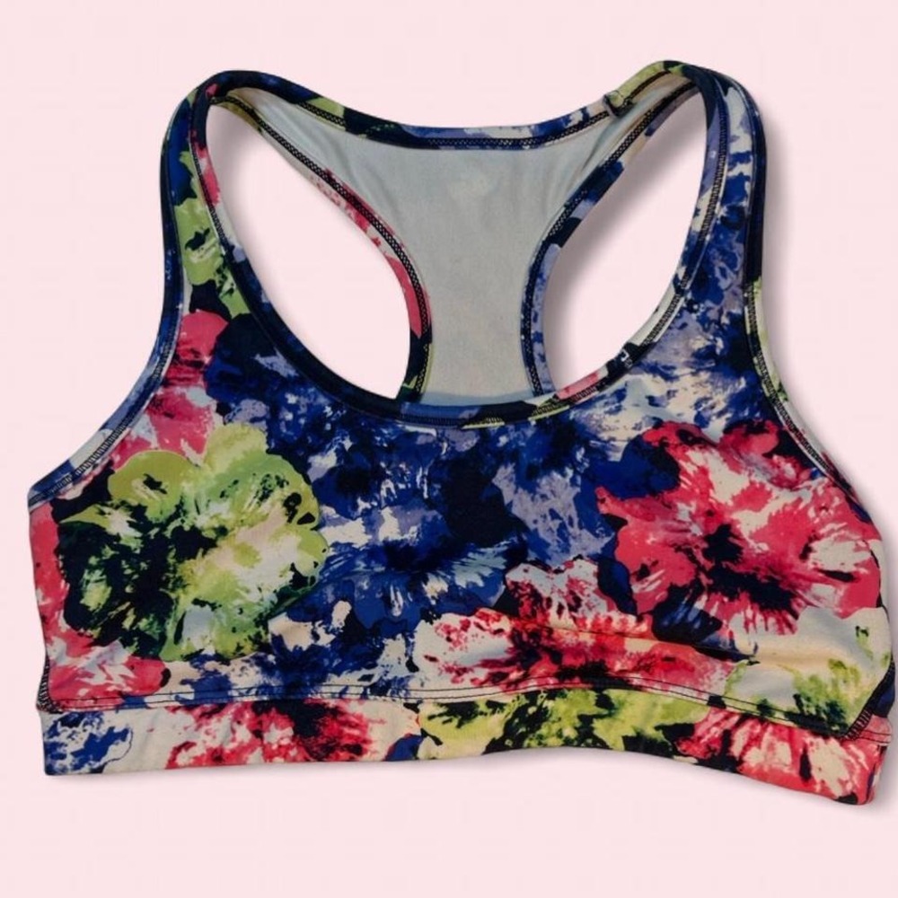 GapFit Multicolor Sports Bra Size Medium - Picture 1 of 6